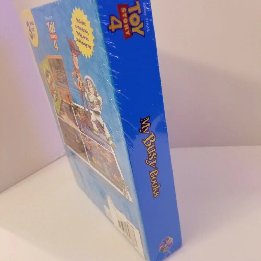 Disney Pixar Toy Story 4 My Busy Books Playset Woody Buzz Forky Activity Kit